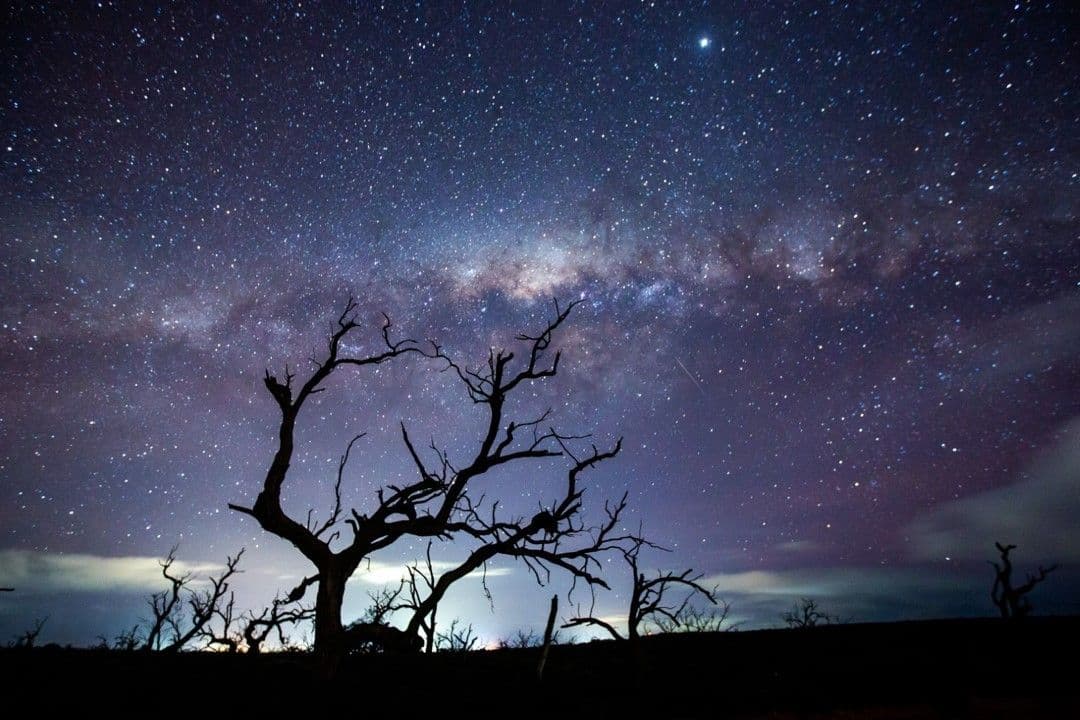 Camping under the Milky Way shines at the River Murray Reserve is a bucklist experience.